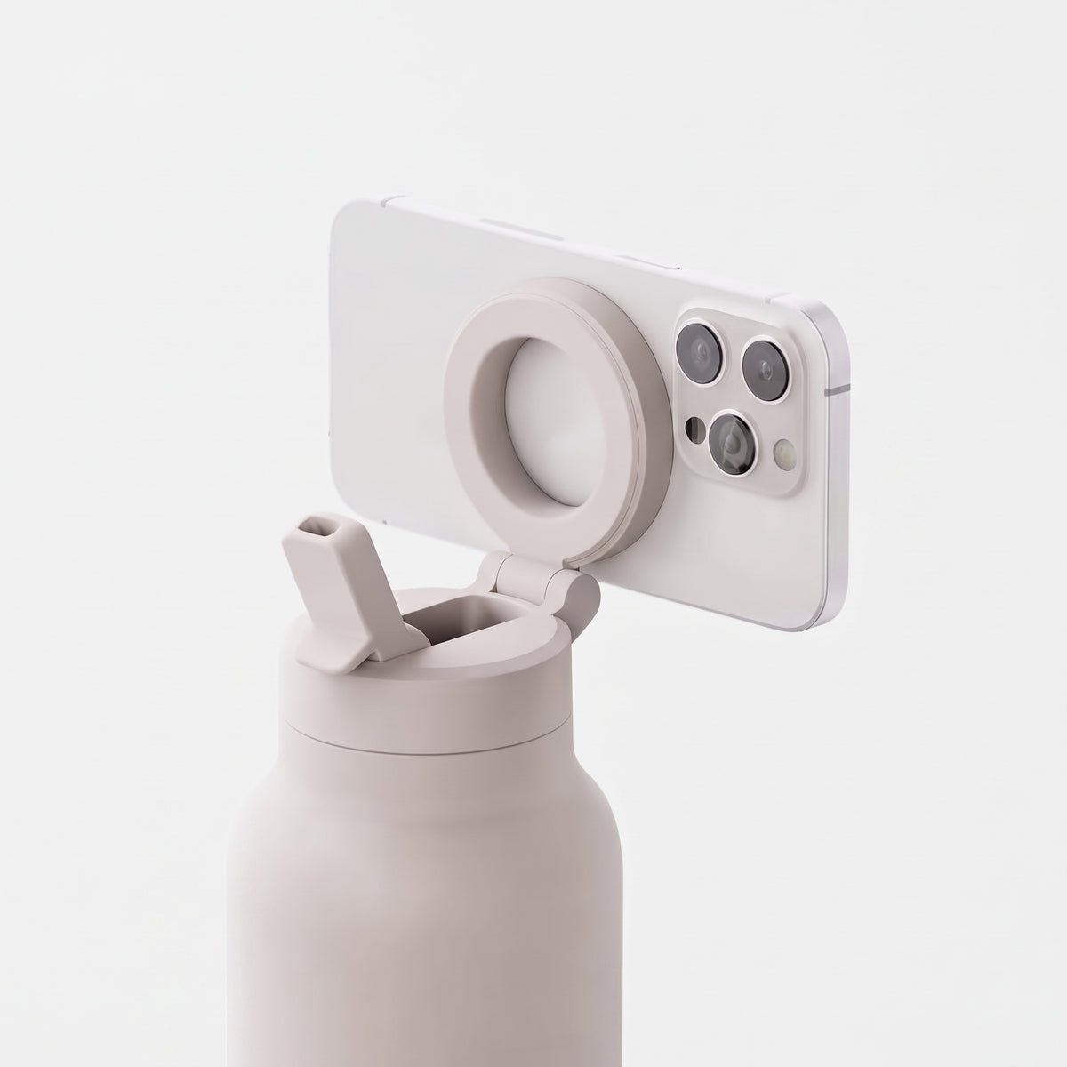 magObottle - Borraccia termica con supporto magnetico per smartphone